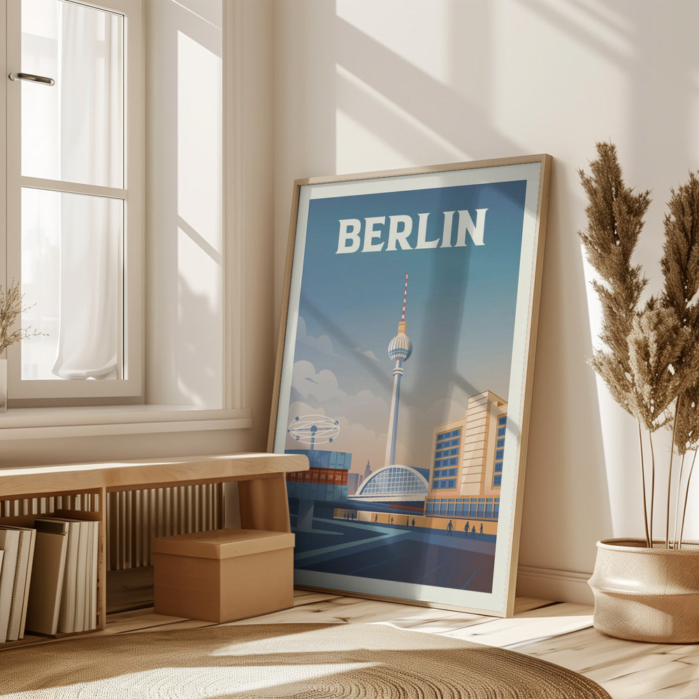 Berlin Cityscape Travel Print Poster